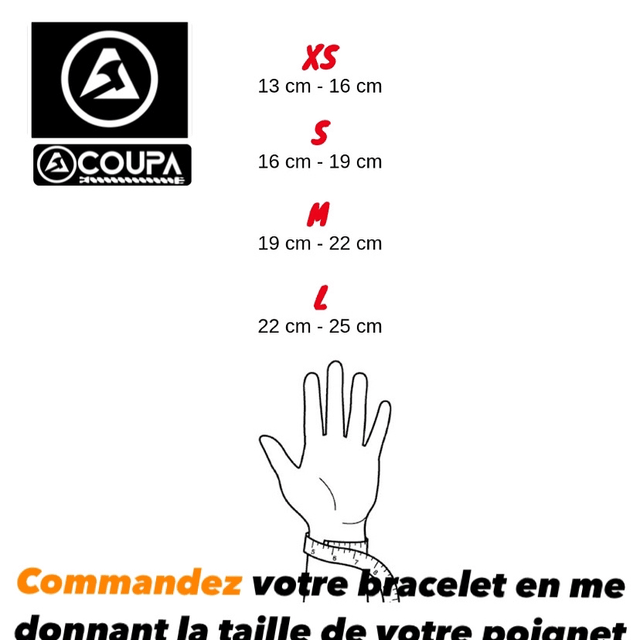 Bracelet King kobra avec fermoir siffler 