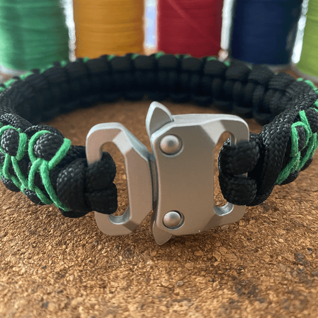 Bracelet kobra « écaille » fermoir boucle 